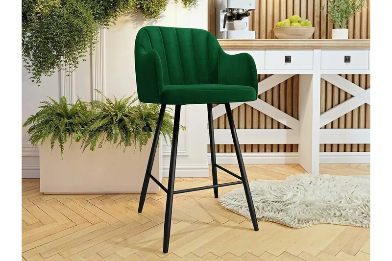 Kintore Barstol - Svart - Products - Möbler - Fåtölj & stolar - Barstol & barpall