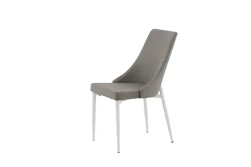 Leone Köksstol - Grå/Vit - Products - Möbler - Fåtölj & stolar - Matstol & köksstol