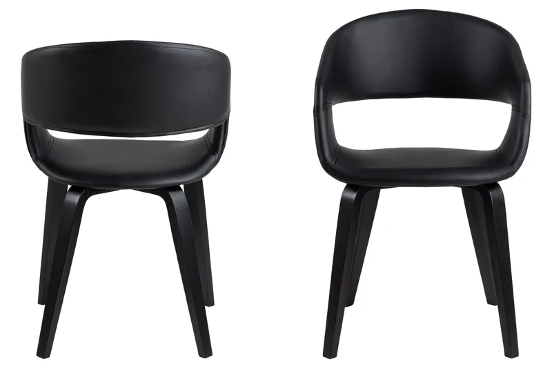 Loraina Karmstol - Svart - Products - Möbler - Fåtölj & stolar - Karmstol