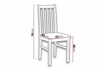 Lufti Matstol Black/Wood - Products - Möbler - Fåtölj & stolar - Matstol & köksstol