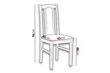 Lufti Matstol - Brun - Products - Möbler - Fåtölj & stolar - Matstol & köksstol