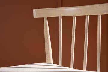 Matstol utan armstöd Peach Flora Dining Chair - Whitewash Legs / Beige Fabric Whitewash - Products - Möbler - Fåtölj & stolar - Matstol & köksstol