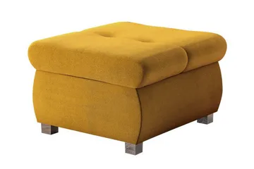 Cerys Fotpall 60 cm - Gul - Products - Möbler - Fåtölj & stolar - Pall & puff - Fotpallar