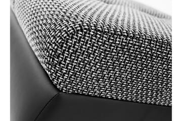 Cerys Fotpall 60 cm - Vit/Mörkgrå - Products - Möbler - Fåtölj & stolar - Pall & puff - Fotpallar