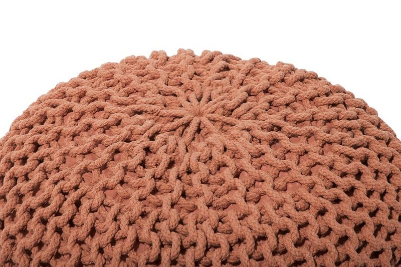 Conrad Sittpuff 50 cm - Brun - Products - Möbler - Fåtölj & stolar - Pall & puff - Sittpuff