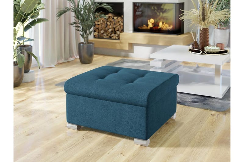 Dynir Fotpall 68 cm - Blå - Products - Möbler - Fåtölj & stolar - Pall & puff - Fotpallar