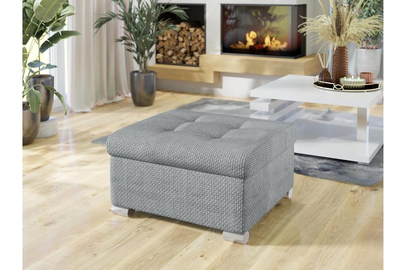 Dynir Fotpall 68 cm - Grå - Products - Möbler - Fåtölj & stolar - Pall & puff - Fotpallar