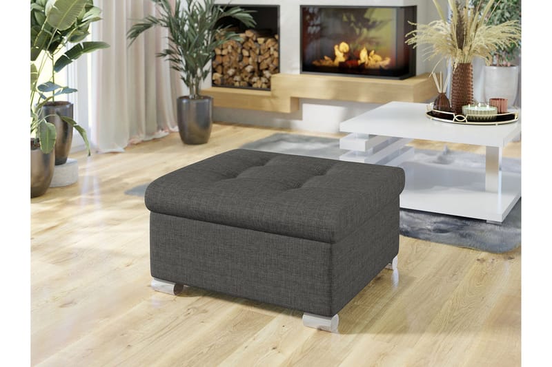 Dynir Fotpall 68 cm - Mörkgrå - Products - Möbler - Fåtölj & stolar - Pall & puff - Fotpallar