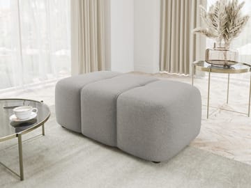 Flo Fotpall 93 cm - Grå - Products - Möbler - Fåtölj & stolar - Pall & puff - Fotpallar