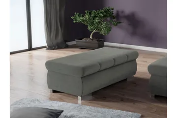 Gamal Fotpall 60 cm - Grå - Products - Möbler - Fåtölj & stolar - Pall & puff - Fotpallar