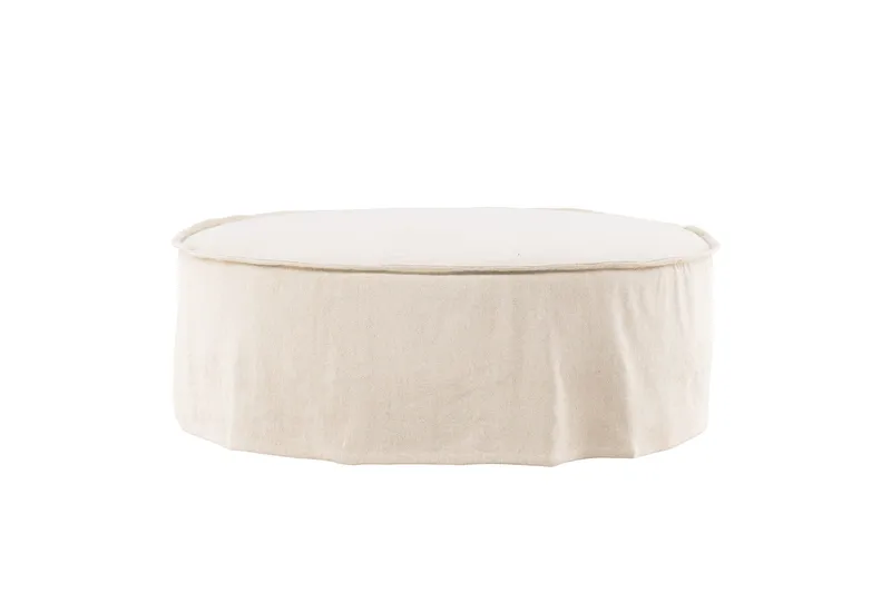 Lindö Sittpuff  101 cm Rund, Beige