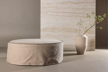 Lindö Sittpuff 101 cm Rund - Brun - Products - Möbler - Fåtölj & stolar - Pall & puff - Sittpuff