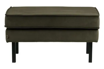 Lissbon Fotpall Sammet - Mörkgrön - Products - Möbler - Fåtölj & stolar - Pall & puff - Fotpallar