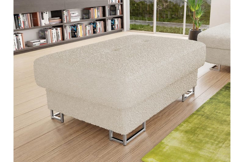 Reginia Fotpall 104 cm - Beige - Products - Möbler - Fåtölj & stolar - Pall & puff - Fotpallar