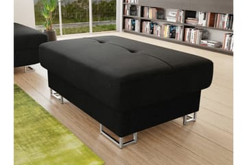 Reginia Fotpall 67 cm Black - Products - Möbler - Fåtölj & stolar - Pall & puff - Fotpallar