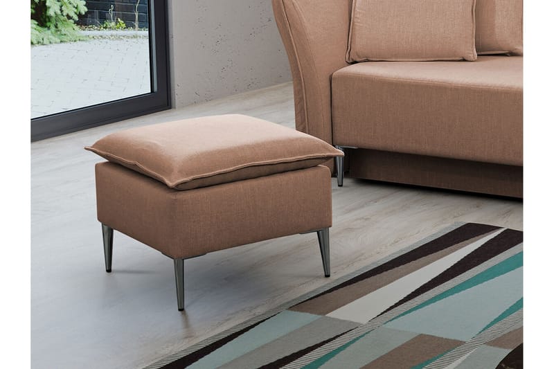 Staffin Fotpall 50 cm Light brown - Products - Möbler - Fåtölj & stolar - Pall & puff - Fotpallar