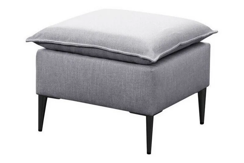 Staffin Fotpall 50 cm Light grey/Dark grey