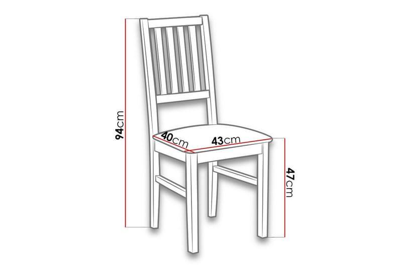 Patrickswell Matstol - Brun - Products - Möbler - Fåtölj & stolar - Matstol & köksstol