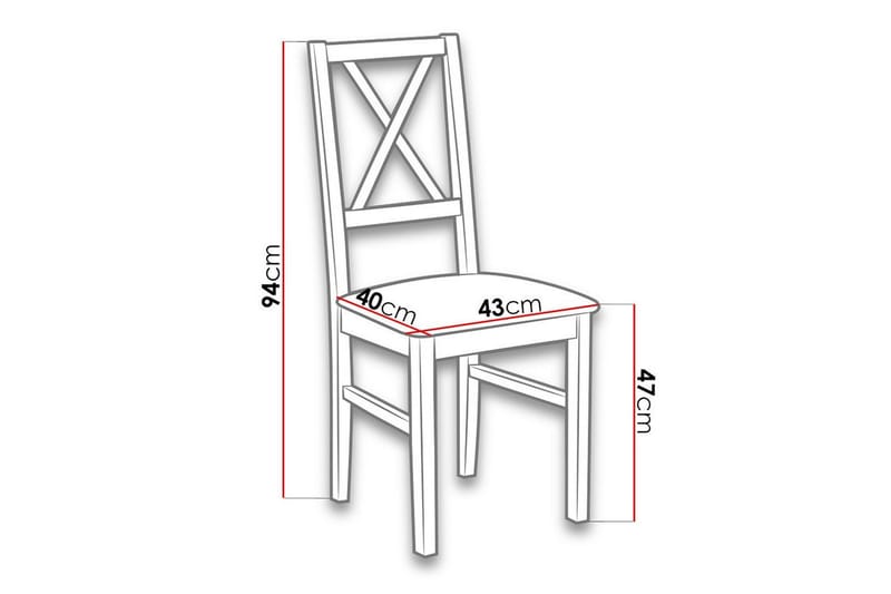 Patrickswell Matstol - Svart - Products - Möbler - Fåtölj & stolar - Matstol & köksstol