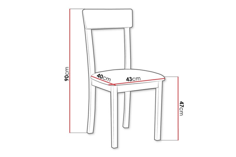 Patrickswell Matstol - Vit - Products - Möbler - Fåtölj & stolar - Matstol & köksstol