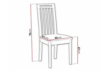 Rowden Matstol - Svart - Products - Möbler - Fåtölj & stolar - Matstol & köksstol