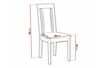Rowden Matstol - Svart - Products - Möbler - Fåtölj & stolar - Matstol & köksstol