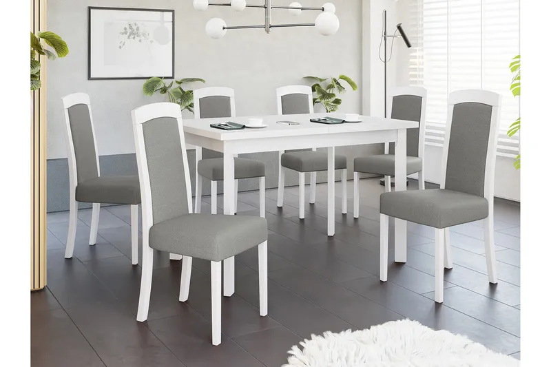 Rowden Matstol - Vit - Products - Möbler - Fåtölj & stolar - Matstol & köksstol