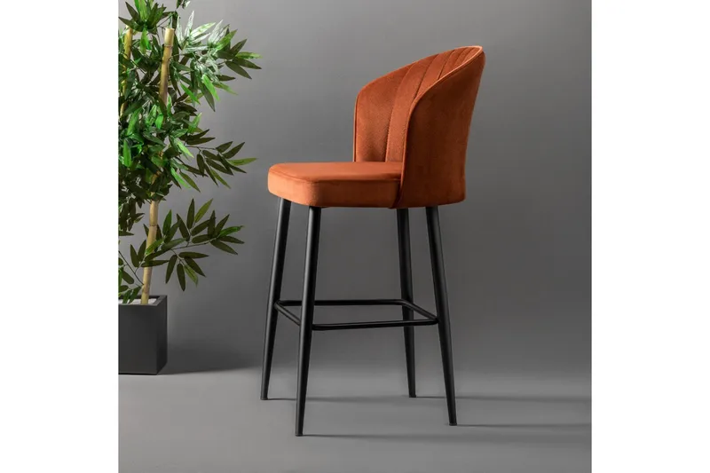 Rubi Barstol - Red - Products - Möbler - Fåtölj & stolar - Barstol & barpall