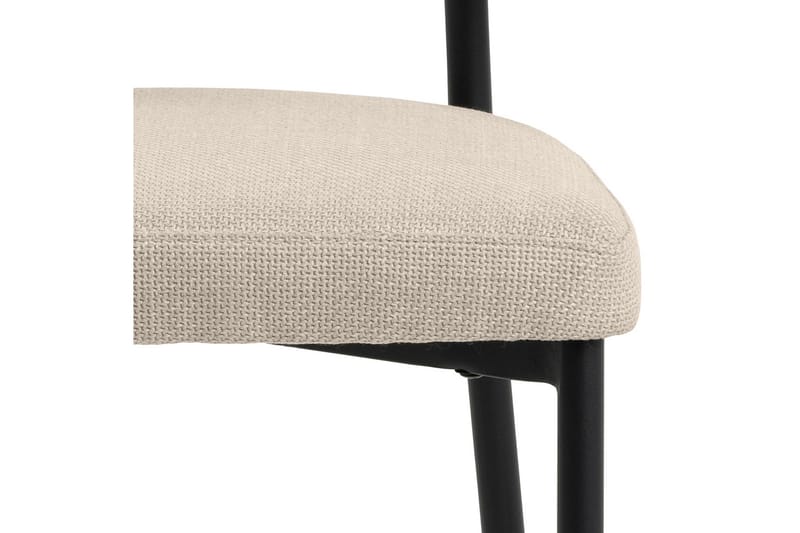 Sawako Matstol - Beige / Svart - Products - Möbler - Fåtölj & stolar - Matstol & köksstol