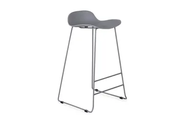 Wave Barstol - Grå/Grå - Products - Möbler - Fåtölj & stolar - Barstol & barpall
