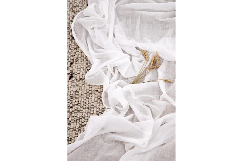 Elena Gardin 135x240 cm - Vit - Products - Textil & mattor - Gardiner - Gardinlängder - Kanallängd