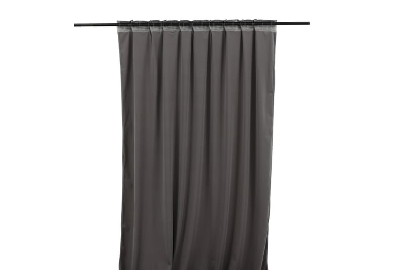 Mary Gardin 135x250 cm - Grå - Products - Textil & mattor - Gardiner - Gardinlängder - Kanallängd