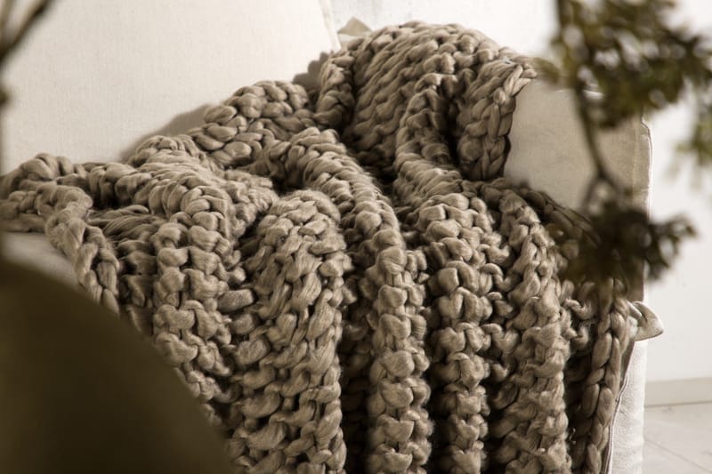 Kate Pläd 130x170 cm - Brun - Products - Textil & mattor - Filt & pläd