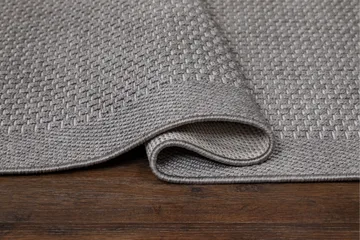 Miami Flatvävd Matta 133x190 cm - Grå - Products - Textil & mattor - Matta - Flatvävd matta