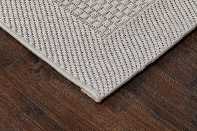 Miami Flatvävd Matta 133x190 cm - Vit - Products - Textil & mattor - Matta - Flatvävd matta