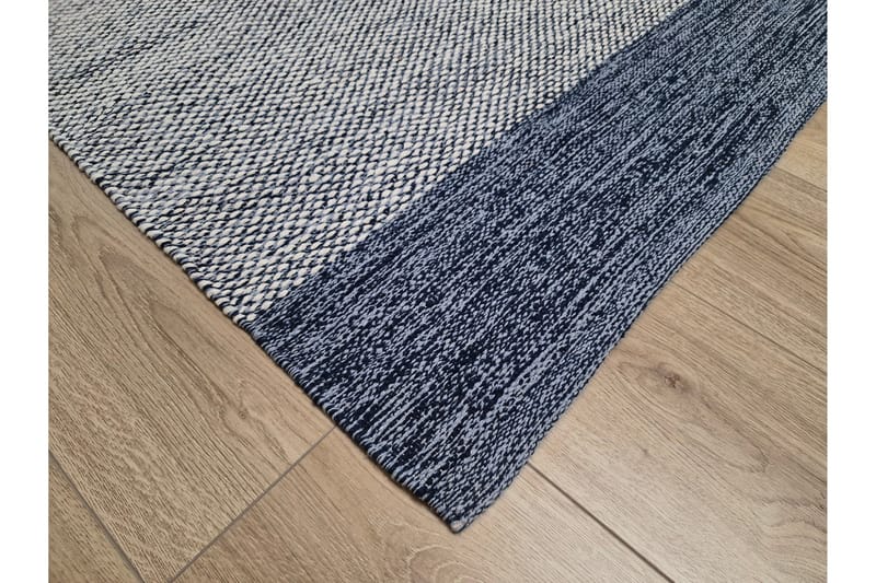 Alva Bomullsmatta 200x300 cm Rektangulär - Blå - Products - Textil & mattor - Matta - Modern matta - Bomullsmatta