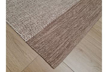 Alva Bomullsmatta 300x300 cm Kvadratisk - Mörkbeige - Products - Textil & mattor - Matta - Modern matta - Bomullsmatta