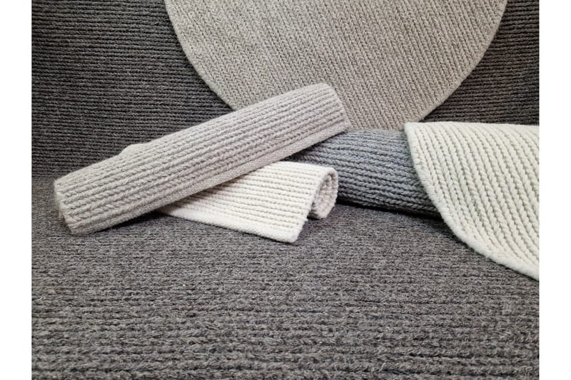 Dalarö Ullmatta Ø240 cm Rund - Beige - Products - Textil & mattor - Matta - Modern matta - Ullmatta