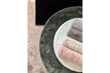 Heaven Ryamatta 80 cm Rund - Rosa - Products - Textil & mattor - Matta - Modern matta - Ryamatta