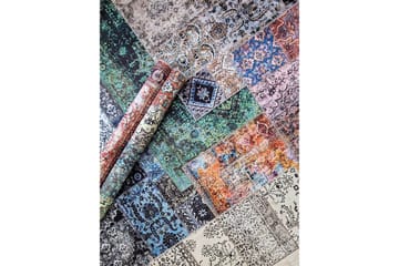 Shiraz Wiltonmatta 80x200 cm Oval - Blå - Products - Textil & mattor - Matta - Modern matta - Wiltonmatta