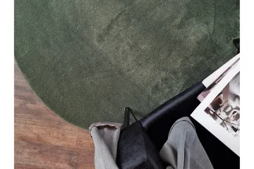 Soft Wiltonmatta 200 cm Rund - Smaragdgrön - Products - Textil & mattor - Matta - Modern matta - Wiltonmatta