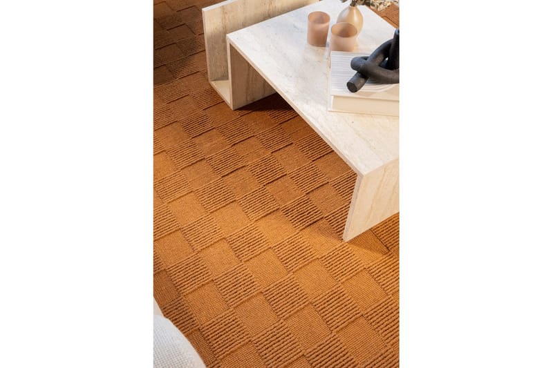Sydney Ullmatta 200x200 cm - Orange - Products - Textil & mattor - Matta - Modern matta - Ullmatta