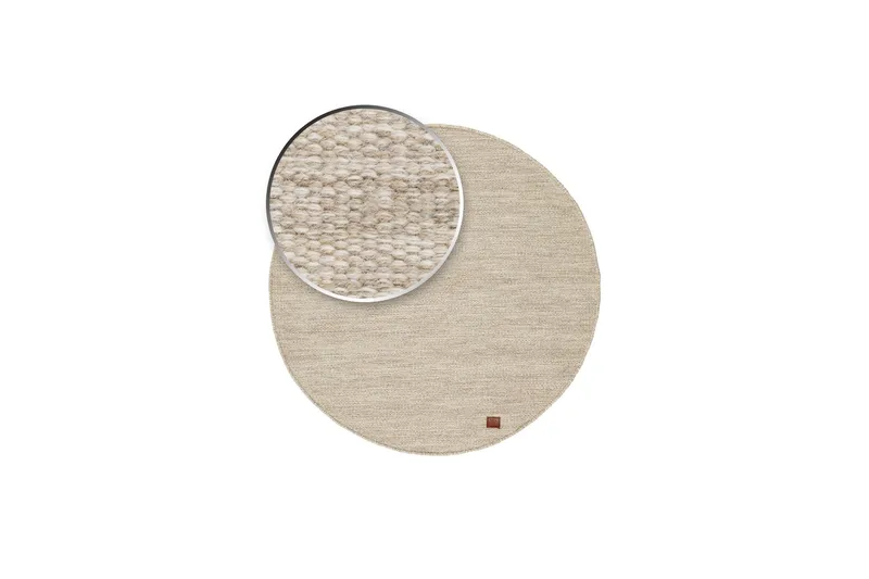 Birka Ullmatta Rund 240 cm - Linne - Products - Textil & mattor - Matta - Modern matta - Ullmatta