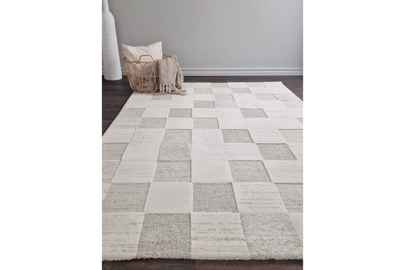 Bella Wiltonmatta 160x230 cm Rektangulär - Grå/Vit - Products - Textil & mattor - Matta - Modern matta - Wiltonmatta