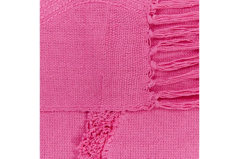 Pläd Khari Rosa - Rosa - Products - Textil & mattor - Filt & pläd