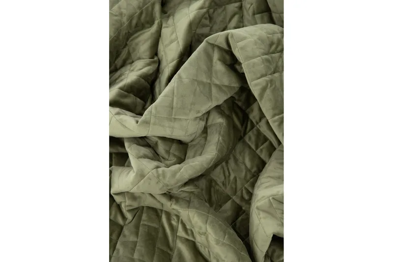 Jilly Överkast 80x260 cm - Grön - Products - Textil & mattor - Sängkläder - Överkast - Överkast dubbelsäng