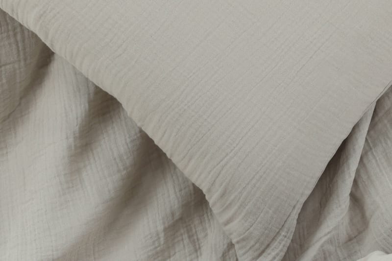 Mila Bäddset 2-Dels 150x200/50x60 cm - Ljusgrå - Products - Textil & mattor - Sängkläder - Bäddset & påslakanset - Påslakanset dubbelsäng