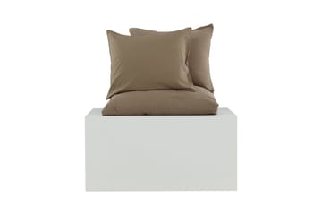 Mila Bäddset 2-Dels 220x240/50x60 cm - Brun - Products - Textil & mattor - Sängkläder - Bäddset & påslakanset - Påslakanset dubbelsäng