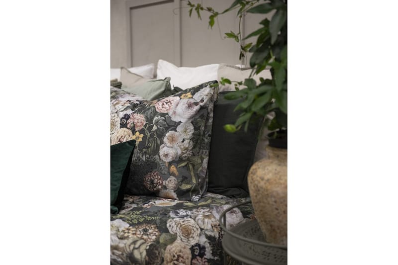 Påslakanset Enkelsäng 2-Dels Abigail Grön - Borganäs of Sweden - Products - Textil & mattor - Sängkläder - Bäddset & påslakanset - Påslakanset dubbelsäng