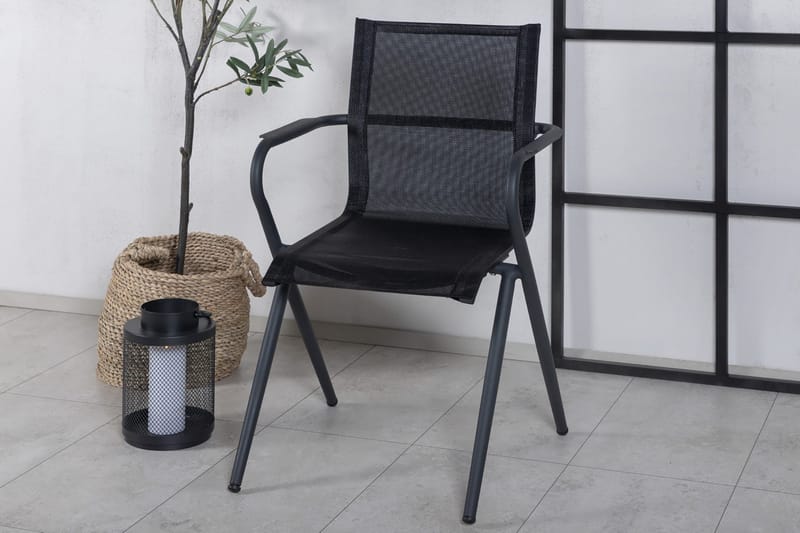 Alina Matstol Utomhus - Svart - Products - Utemöbler & utemiljö - Balkong & altan - Balkongmöbler - Balkongstol